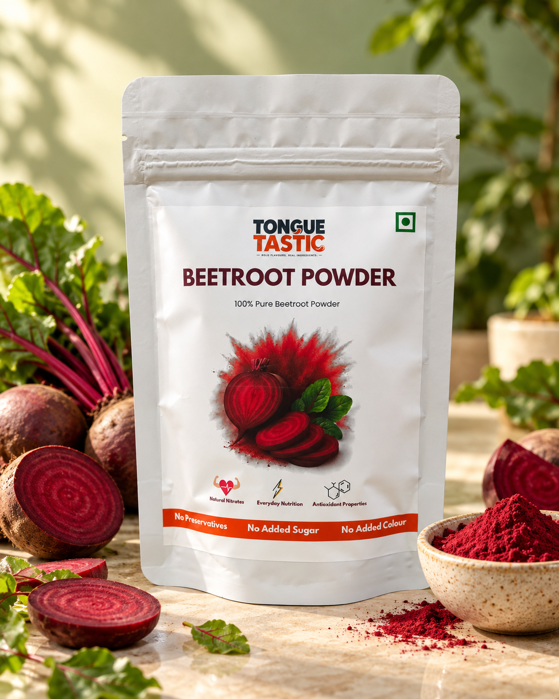 Beetroot Powder — Front packaging