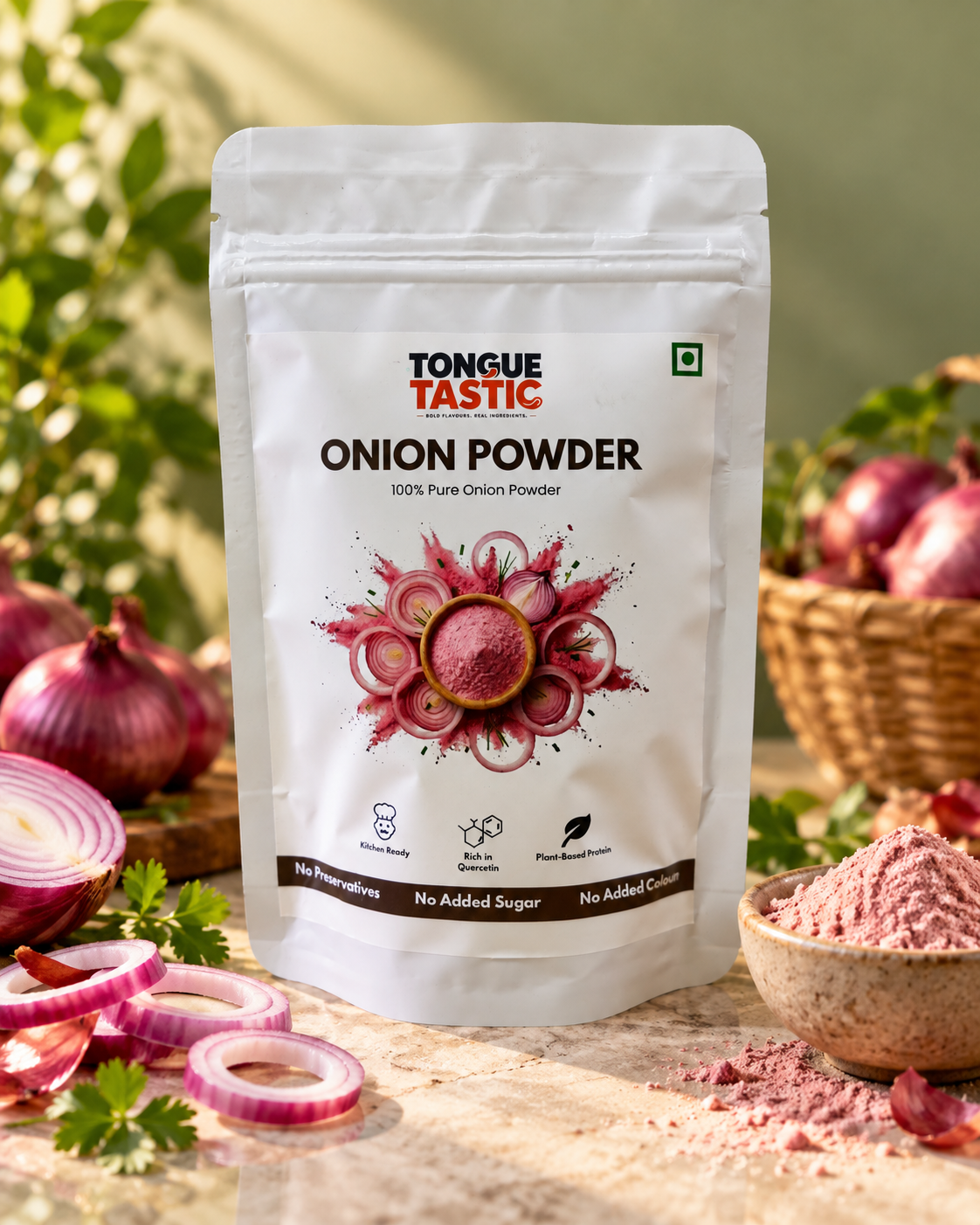 Onion Powder — Front packaging